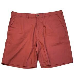 Eddie Bauer Shorts Mens Size 40 Red Camano Chino Lightweight Classic Casual